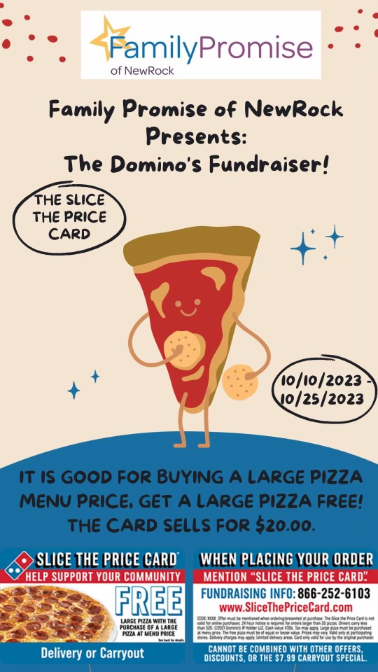 You are currently viewing FUNDRAISER EVENT: Slice the Price Card (Domino’s)